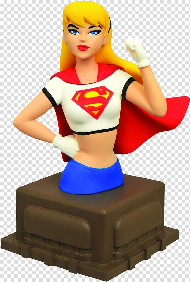 Supergirl Superman: The Animated Series Bust DC animated universe, Super Girl transparent background PNG clipart