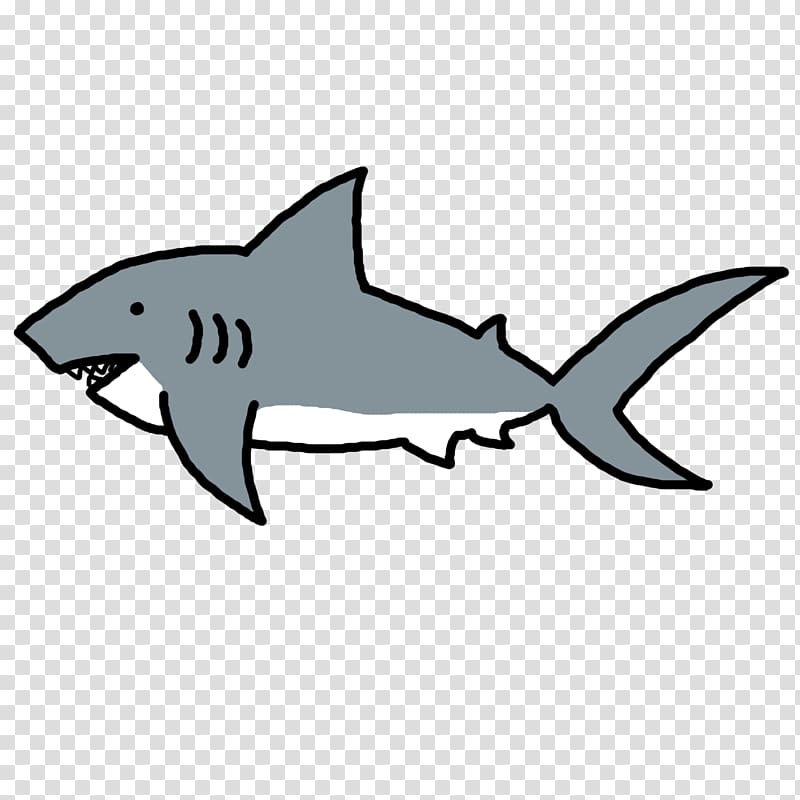 Great white shark Bull shark Free content , Free Shark transparent background PNG clipart