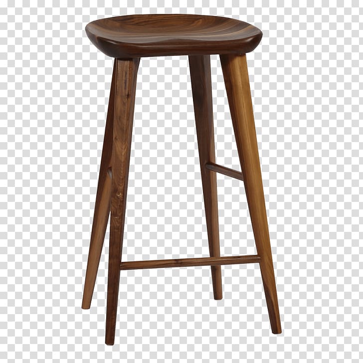 Bar stool Table Chair Eastern black walnut, table transparent background PNG clipart