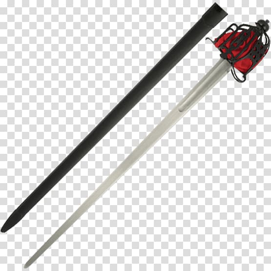 Basket-hilted sword Hanwei Viking sword, Sword transparent background PNG clipart
