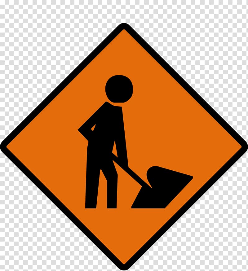 Roadworks Traffic sign Architectural engineering Construction site safety, b transparent background PNG clipart