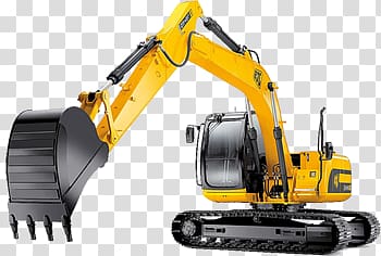 Excavator transparent background PNG clipart