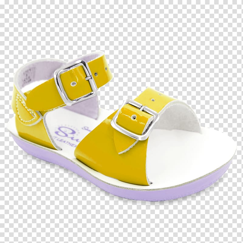Saltwater sandals Shoe Dress Clothing, shiny yellow transparent background PNG clipart