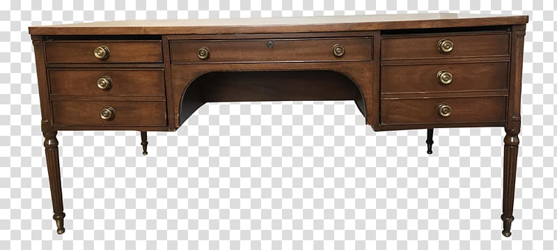 Secretary desk Table Drawer Writing desk, wood desk transparent background PNG clipart