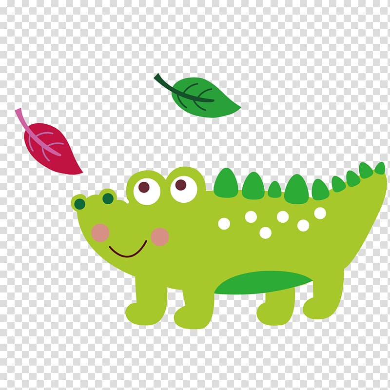 Crocodile Illustration, Green crocodile transparent background PNG clipart