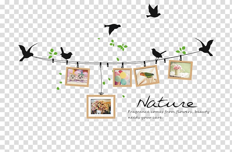 frame decal, Baby wall Creative transparent background PNG clipart