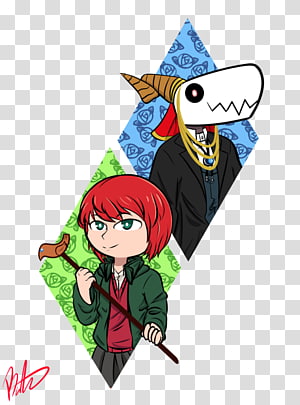 The Ancient Magus\' Bride Manga Art Illustration Anime, anime bride transparent background PNG clipart thumbnail