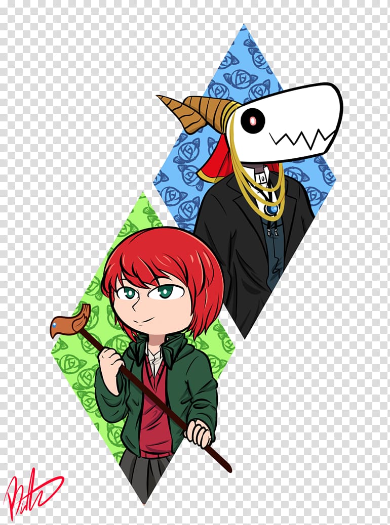 The Ancient Magus\' Bride Manga Art Illustration Anime, anime bride transparent background PNG clipart