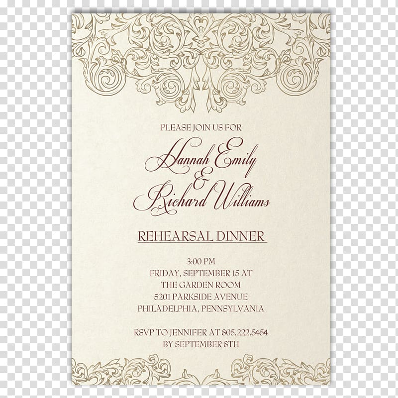 Wedding invitation Rehearsal dinner Suite Party, Rehearsal Dinner transparent background PNG clipart