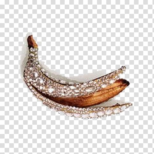 Fruit Decomposition Artist Banana Jewellery, Diamond bananas transparent background PNG clipart