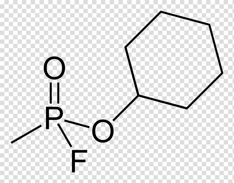 Sarin Nerve agent Chemical formula Chemical substance Chemistry, Skeleton transparent background PNG clipart