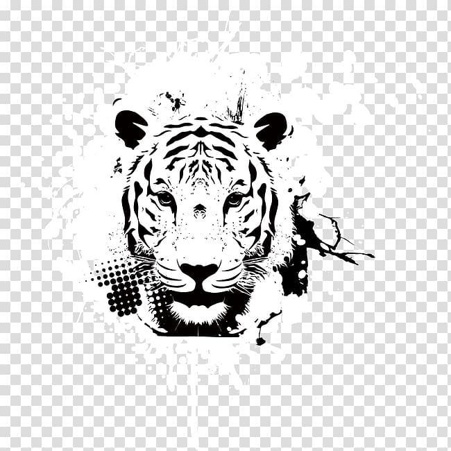 Tiger Art , Animal print transparent background PNG clipart