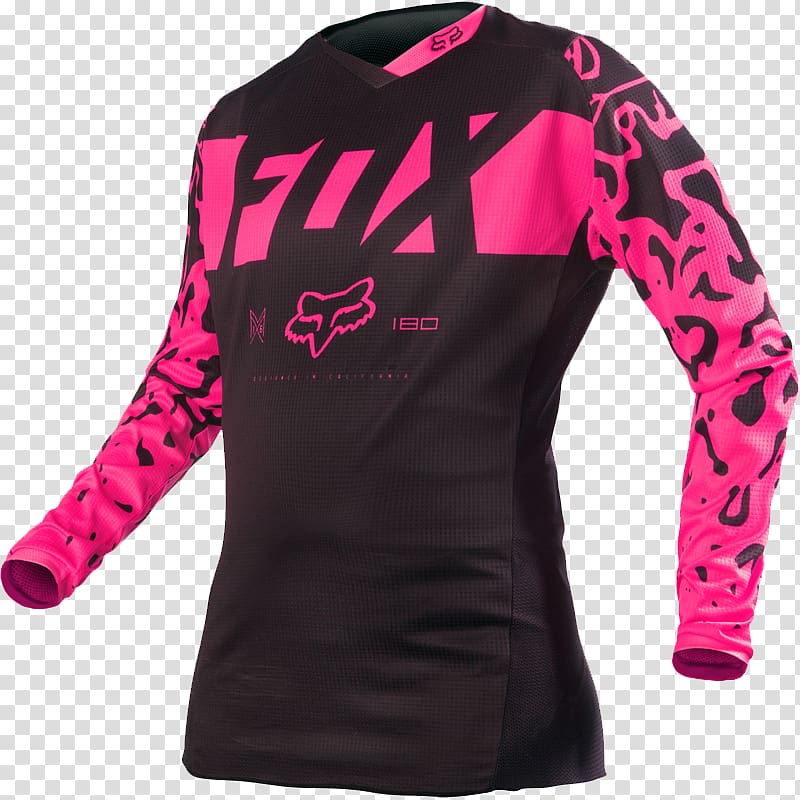 Fox Racing T-shirt Jersey Woman Clothing, personalized x chin transparent background PNG clipart