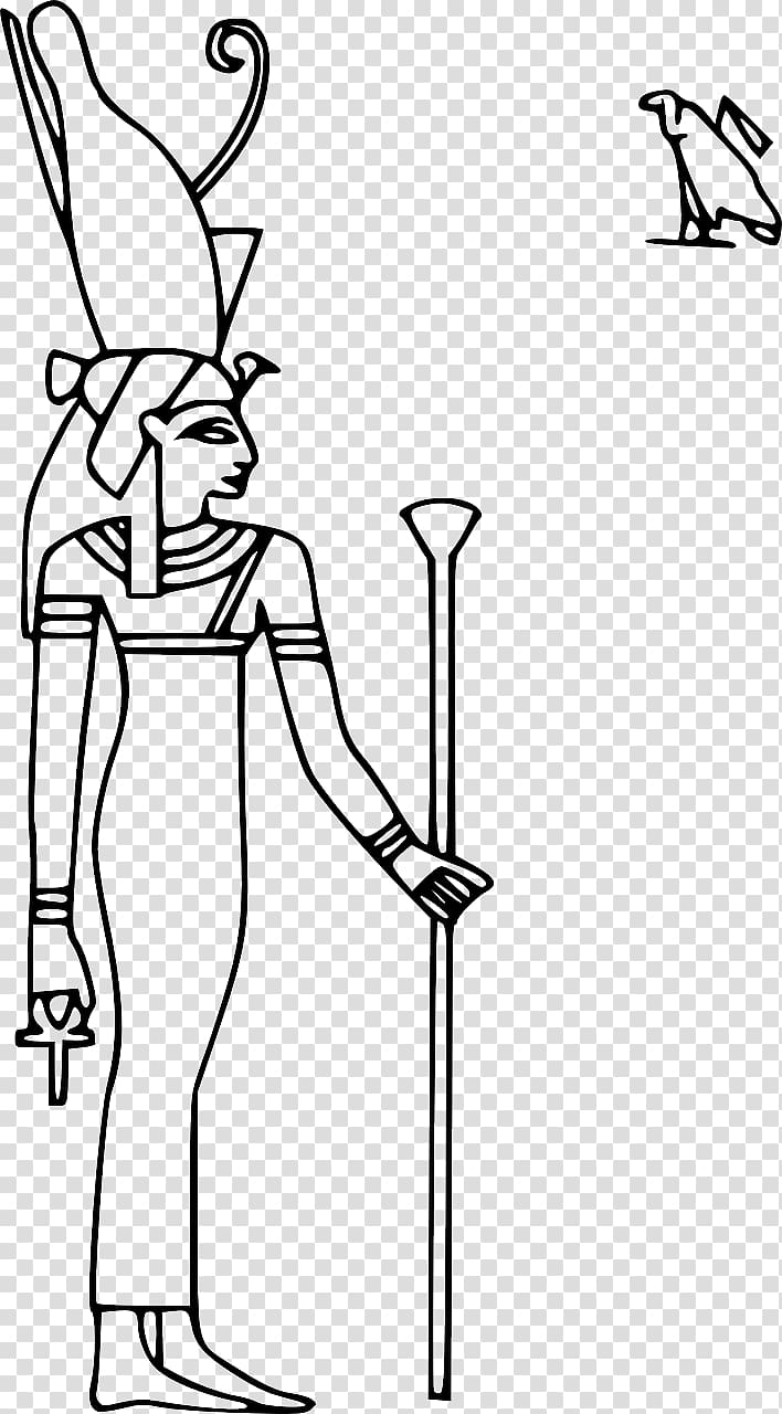 Ancient Egyptian deities Isis Mut Goddess, Goddess transparent background PNG clipart