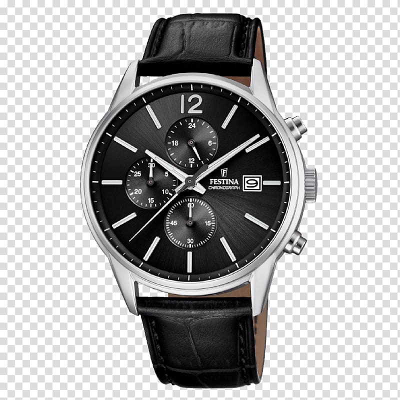 Watch Chronograph Festina Jewellery Longines, watch transparent background PNG clipart