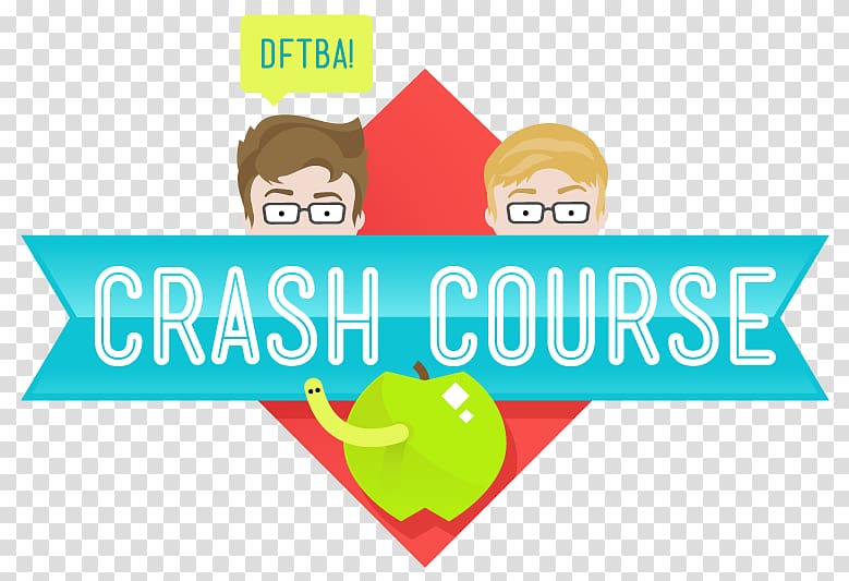 Crash Course YouTube Green brothers Education School, crash course transparent background PNG clipart