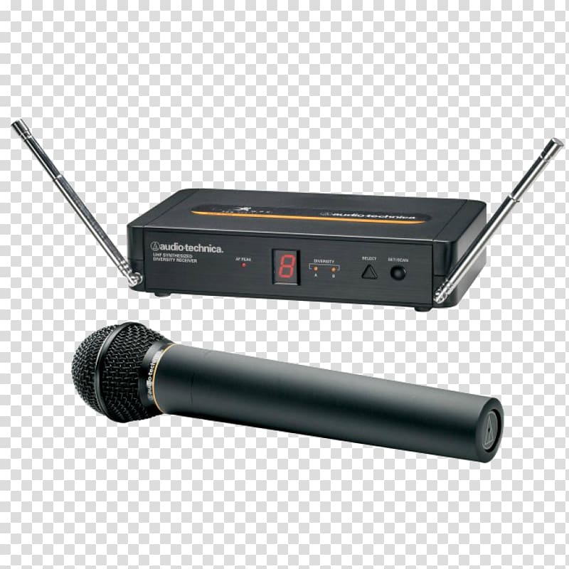 Wireless microphone Lavalier microphone AUDIO-TECHNICA CORPORATION, microphone transparent background PNG clipart