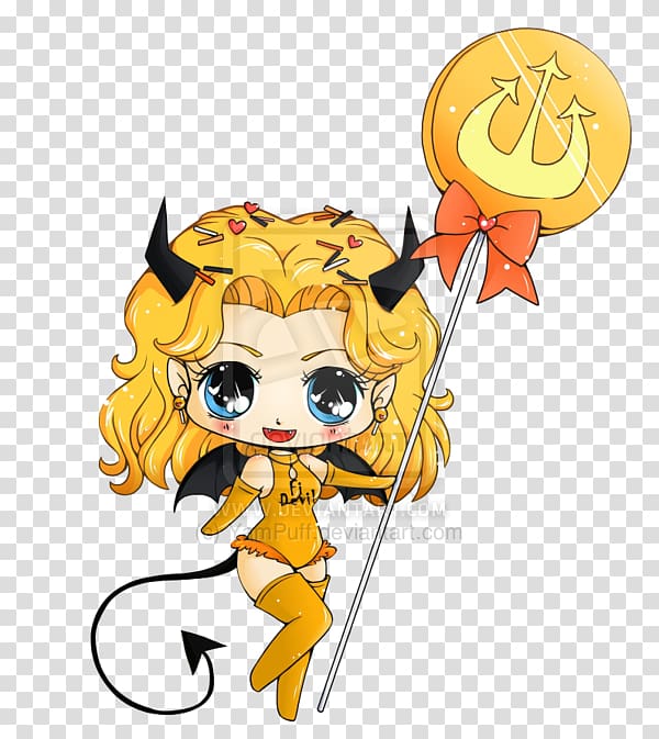 Chibi Devi! Drawing Devil Chibiusa, Sexy devil transparent background PNG clipart