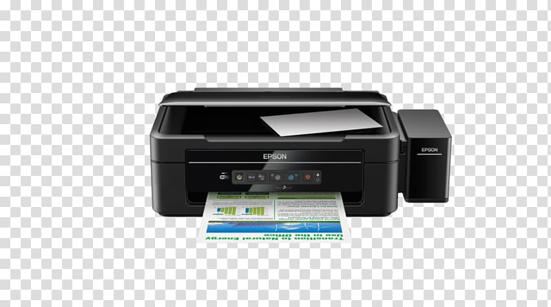 Multi-function printer Inkjet printing copier Epson, printer transparent background PNG clipart