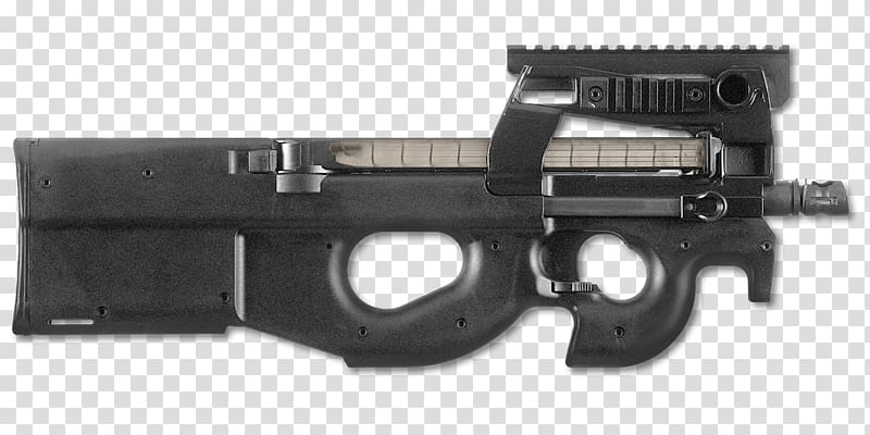 FN P90 FN PS90 FN Herstal Personal defense weapon Firearm, weapon transparent background PNG clipart