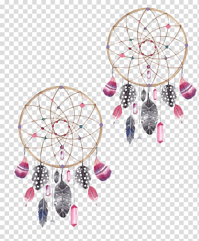 two gold-and-pink dream catchers, Samsung Galaxy A3 (2015) Pink Color Telephone , Dreamcatcher transparent background PNG clipart