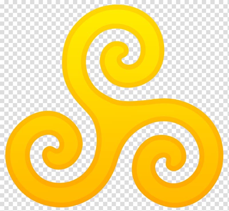 Triskelion Symbol Gold Celtic knot , symbols transparent background PNG clipart