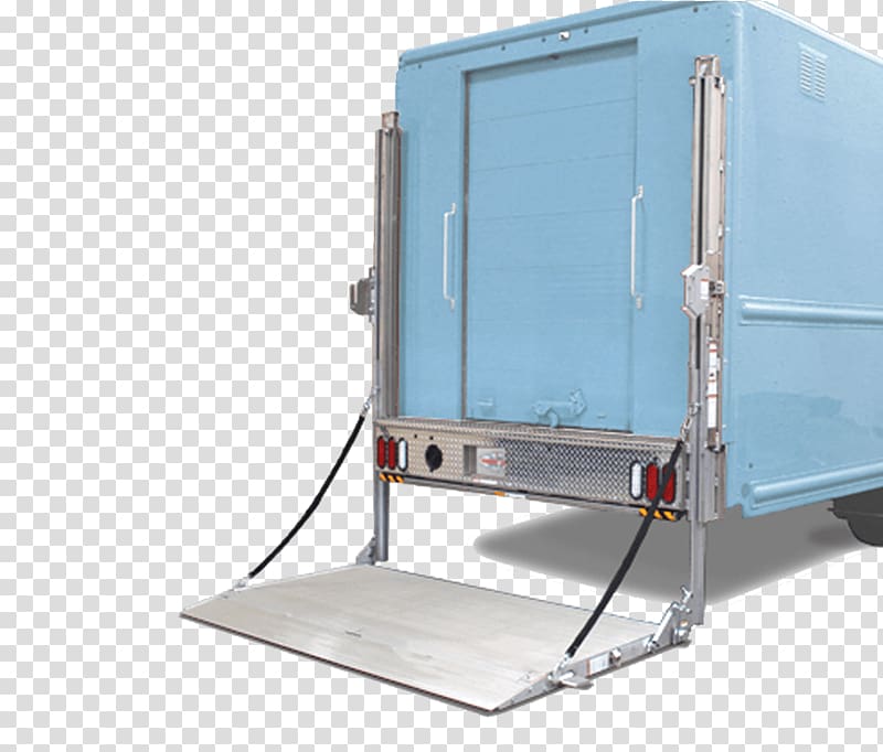 Tommy Gate Lift Hydraulics, flatbed truck transparent background PNG clipart
