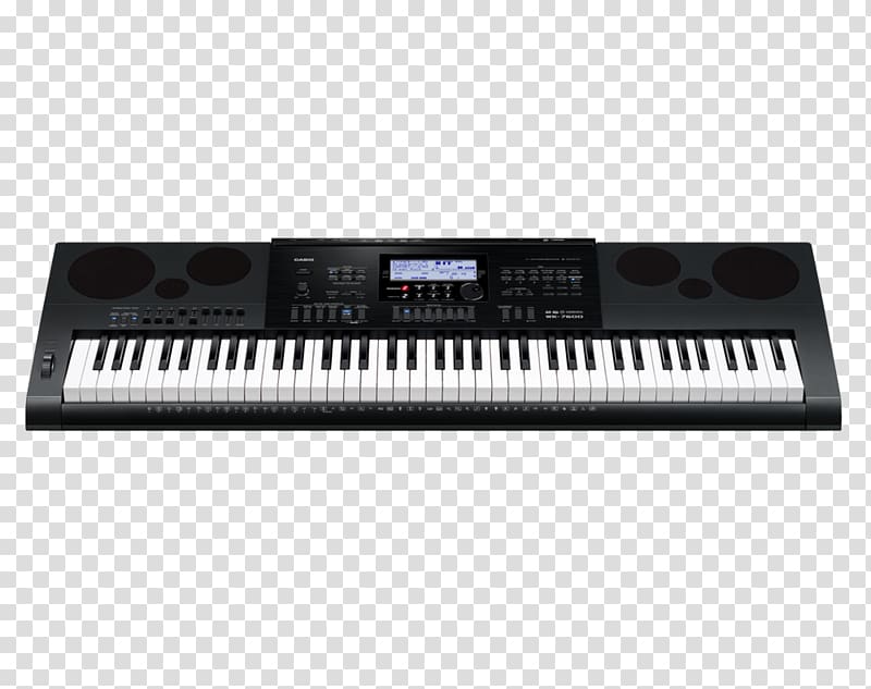 Electronic Musical Instruments Keyboard Casio Music workstation, Piano keys transparent background PNG clipart