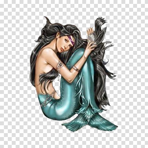 mermaid illustration, Mermaid Sticker Merman Woman Legendary creature, Mermaid transparent background PNG clipart