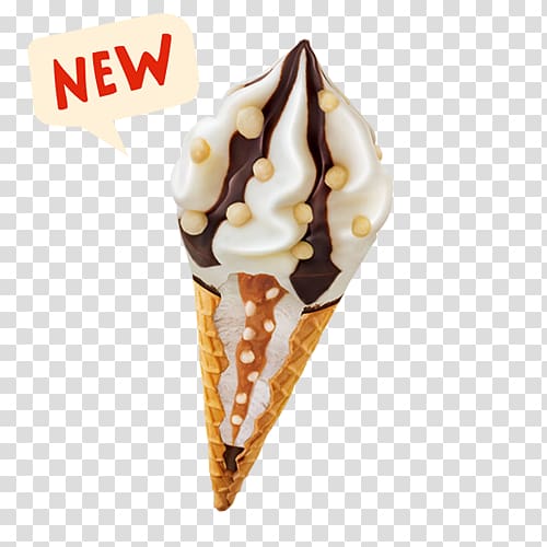 Sundae Dame blanche Ice Cream Cones Chocolate ice cream, ice cream transparent background PNG clipart