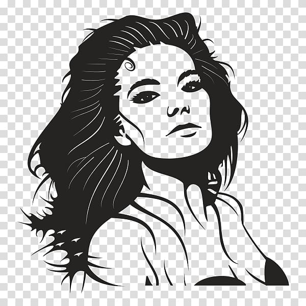 Björk Cartoon Female, Jim morrison transparent background PNG clipart
