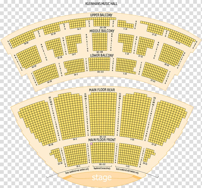 Kleinhans Music Hall Seating assignment Buffalo Philharmonic Orchestra Seating plan Concert, others transparent background PNG clipart