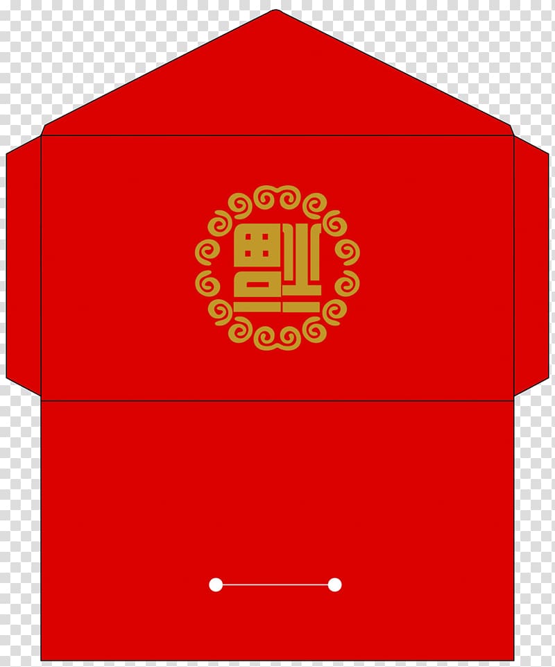 Red envelope Chinese New Year, Envelopes material transparent background PNG clipart