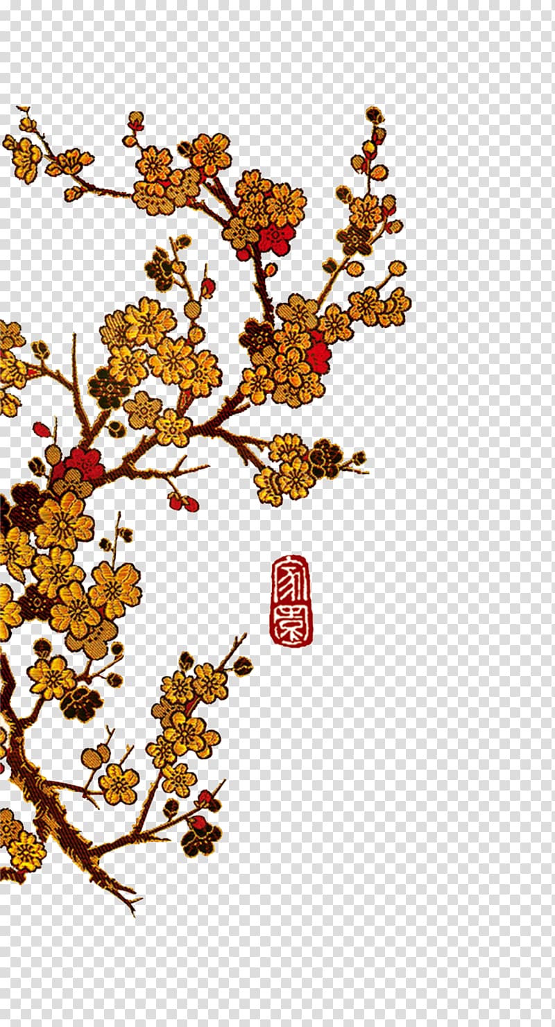 Japanese tea ceremony China Budaya Tionghoa Tea culture, Plum flower transparent background PNG clipart