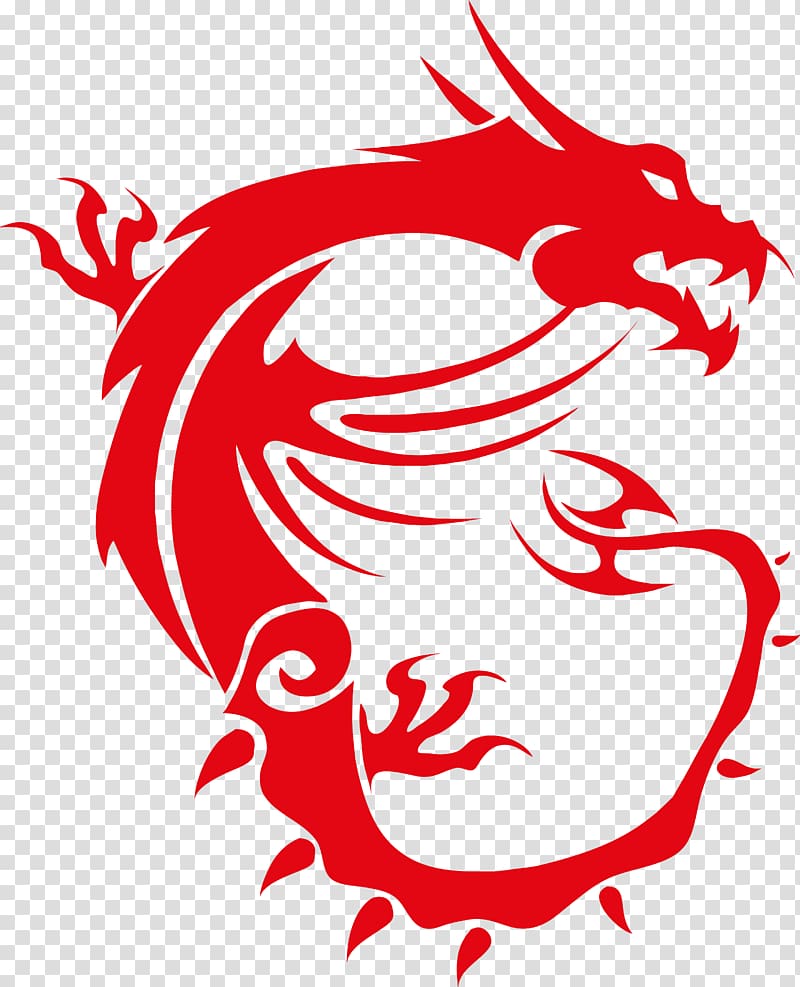red dragon logo, Laptop Graphics Cards & Video Adapters MSI Micro-Star International Desktop , Cambodia transparent background PNG clipart