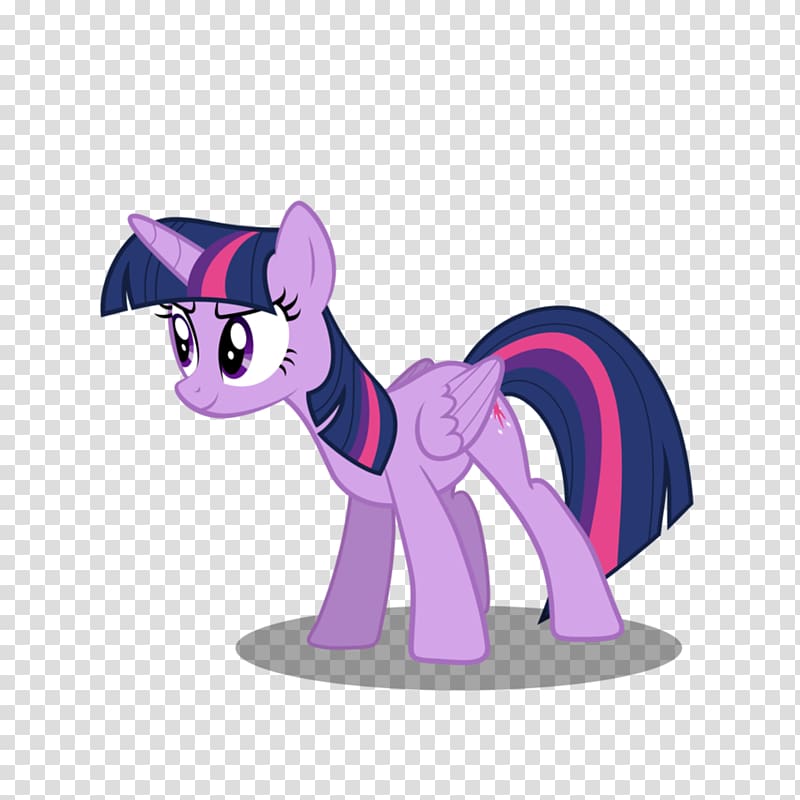 Testing, Testing, 1, 2, 3 Rainbow Purple Horse Cartoon, Determined transparent background PNG clipart