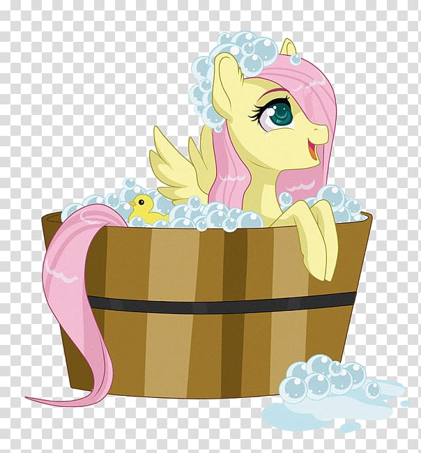 Cat Horse Character , take a bath transparent background PNG clipart