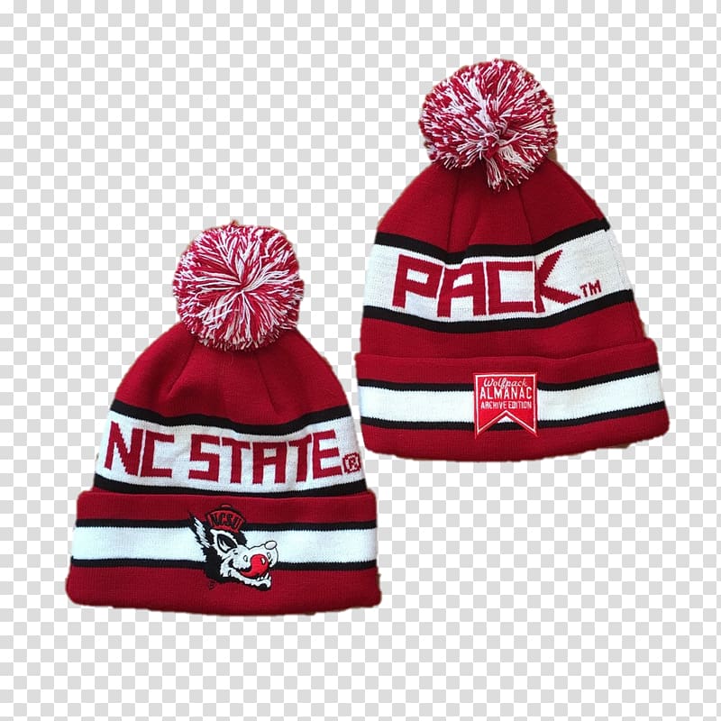 Beanie North Carolina State University NC State Wolfpack football Hat NC State Wolfpack Women\'s Track and Field, beanie transparent background PNG clipart