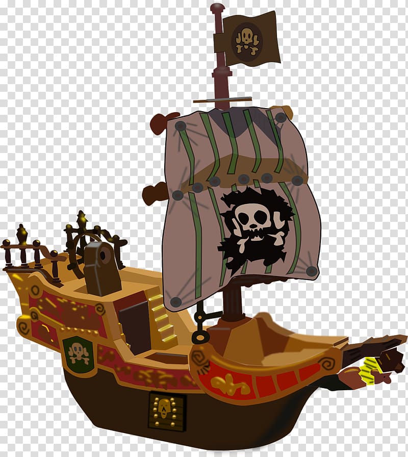Piracy Scalable Graphics , Pirate Ship transparent background PNG clipart