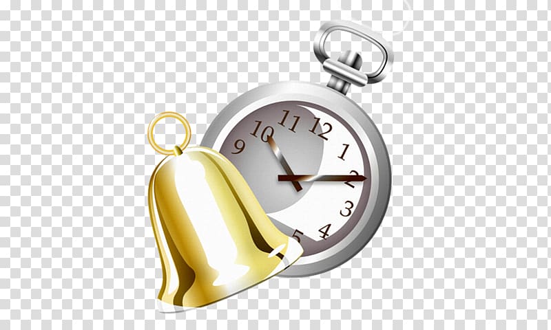 Alarm clock Bell Alarm device, Cartoon alarm clock transparent background PNG clipart