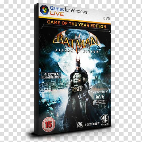 Batman: Arkham Asylum Batman: Arkham City Lego Batman: The Videogame Xbox  360 Batman: Arkham Origins, batman arkham city transparent background PNG  clipart | HiClipart
