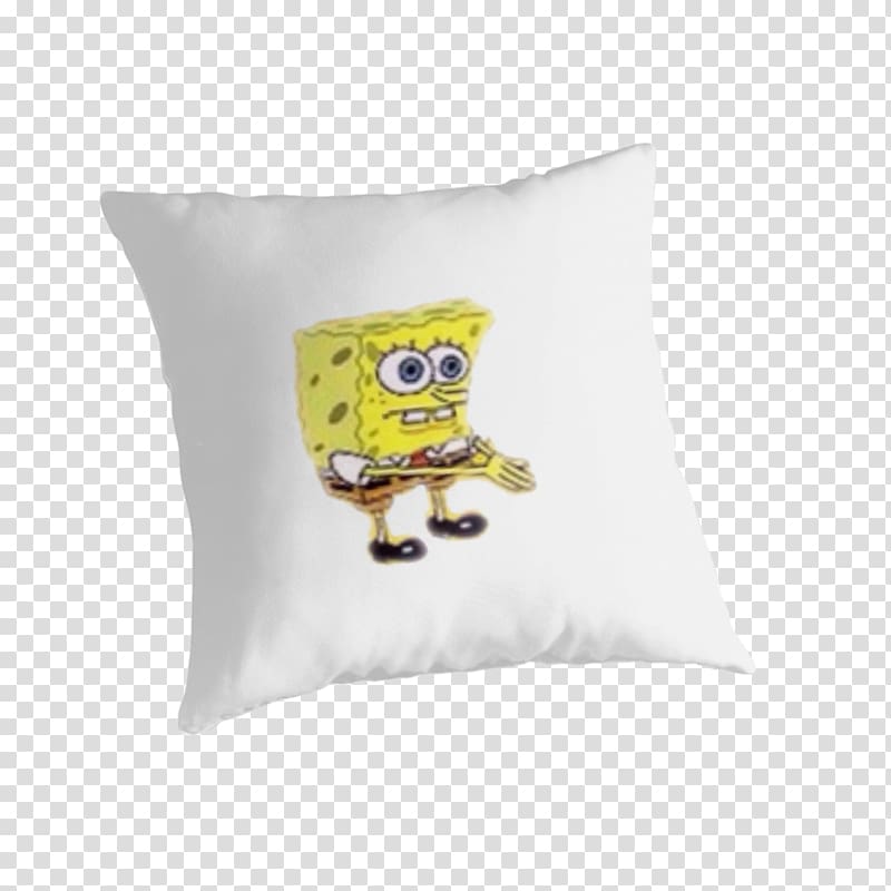 Throw Pillows Cushion Text Book, Spongebob Squarepants Underpants Slam transparent background PNG clipart