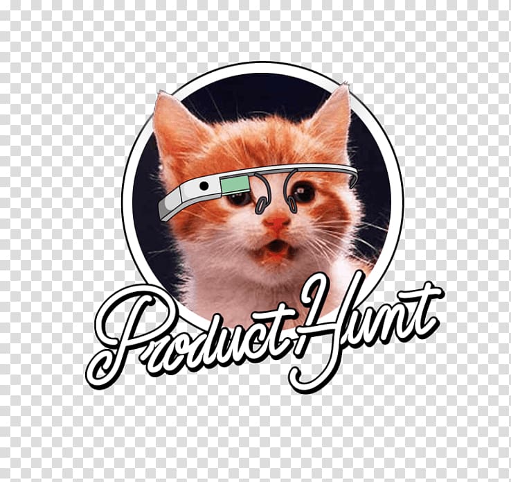 orange Tabby kitten illustration, Product Hunt Original Logo transparent background PNG clipart