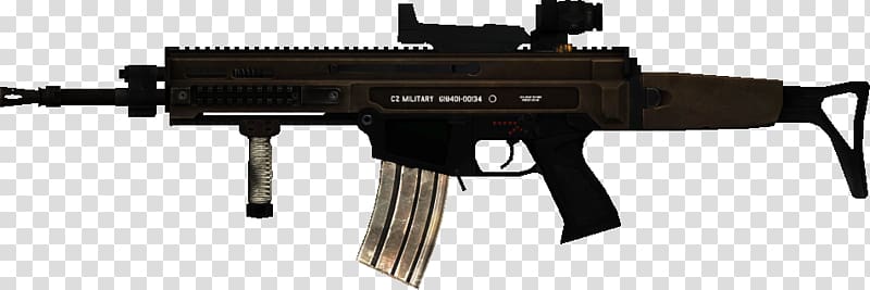 Heckler & Koch HK416 Firearm Weapon CZ 805 BREN Assault rifle, weapon transparent background PNG clipart