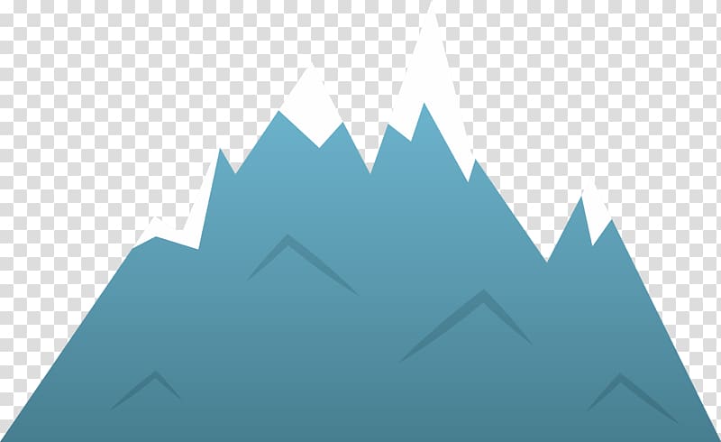 Triangle Microsoft Azure Pattern, Cartoon mountain peak transparent background PNG clipart