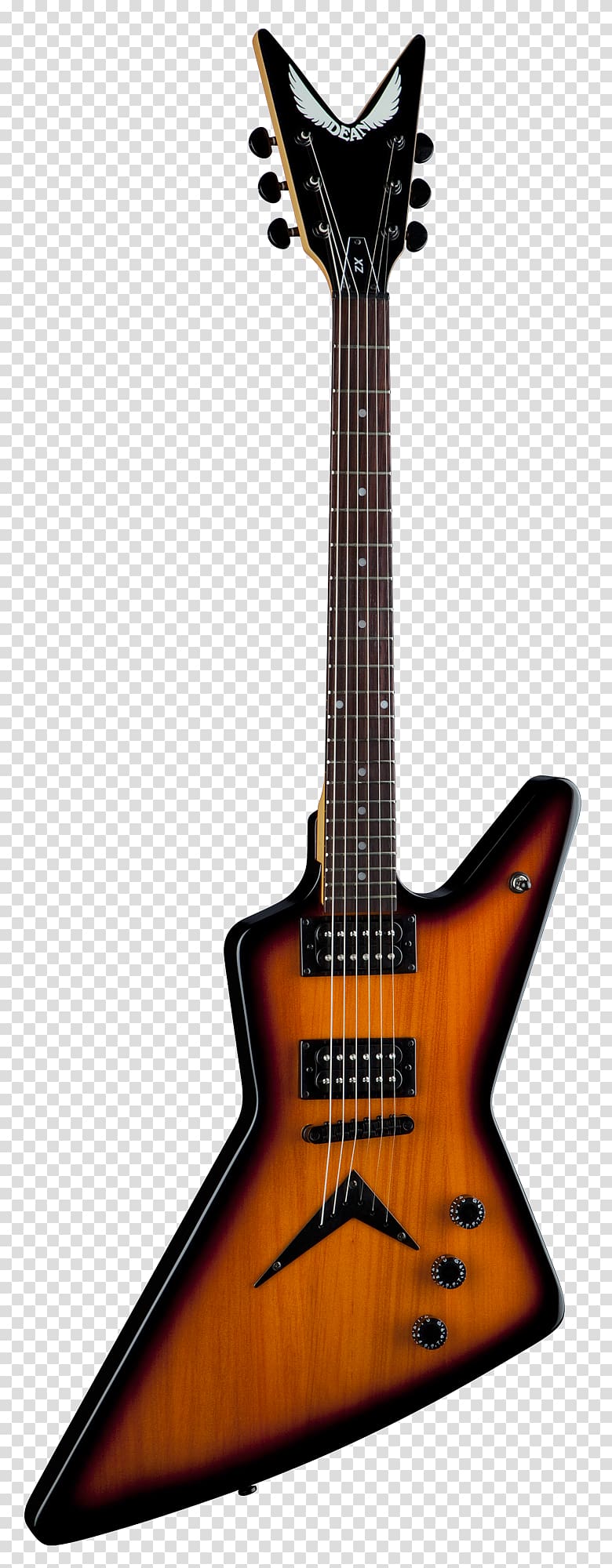 Dean ZX Electric Guitar ZX TBZ Dean Guitars, electric guitar transparent background PNG clipart
