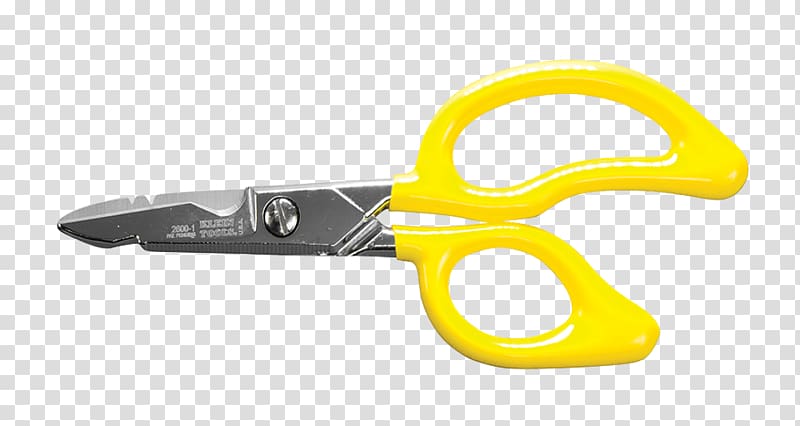 Klein Tools Diagonal pliers Electrician Wire stripper, scissors transparent background PNG clipart