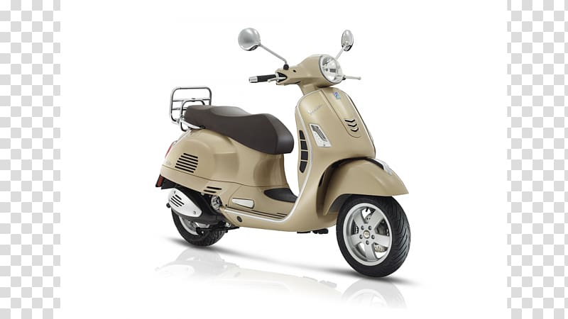Piaggio Vespa GTS 300 Super Scooter Traction control system, Vespa GTS transparent background PNG clipart