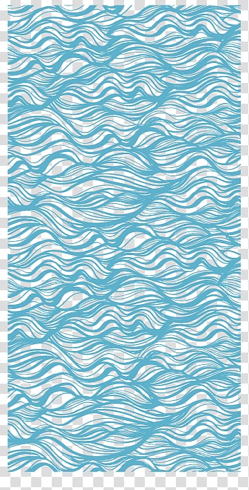 abstract painting, The Great Wave off Kanagawa Wind wave Pattern, Blue ocean wave pattern background transparent background PNG clipart