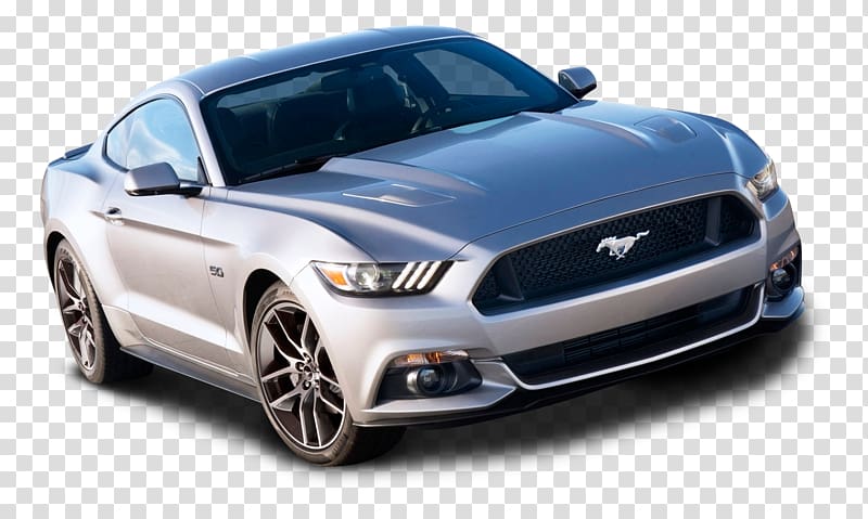 2015 Ford Mustang GT Ford GT Car Shelby Mustang, Ford Mustang Silver Car transparent background PNG clipart